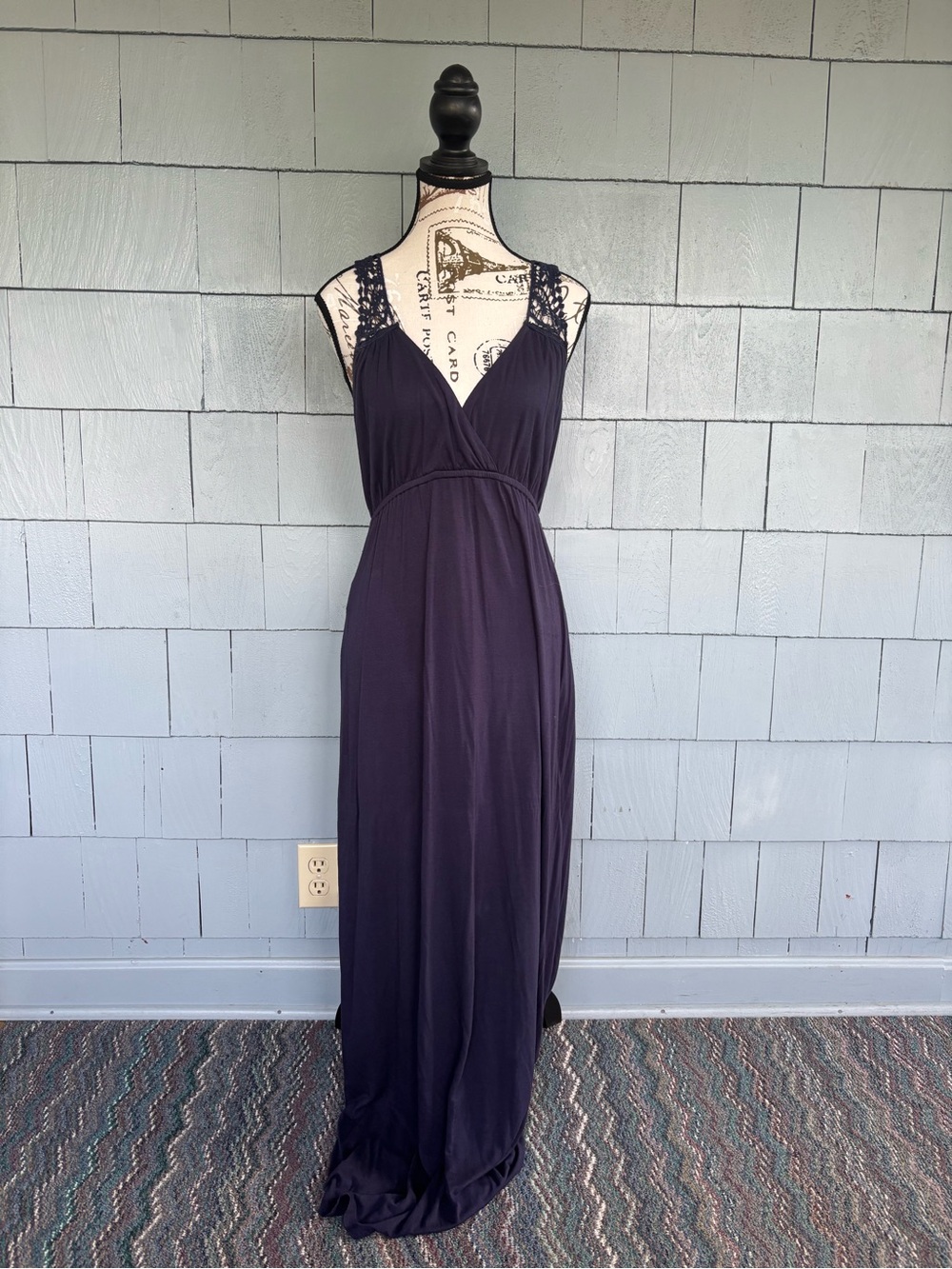 Lace Back Maxi Dress